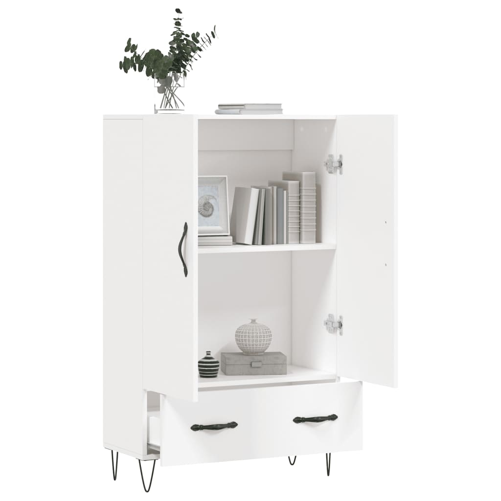 High white buffet 69.5x31x115 cm Engineering wood