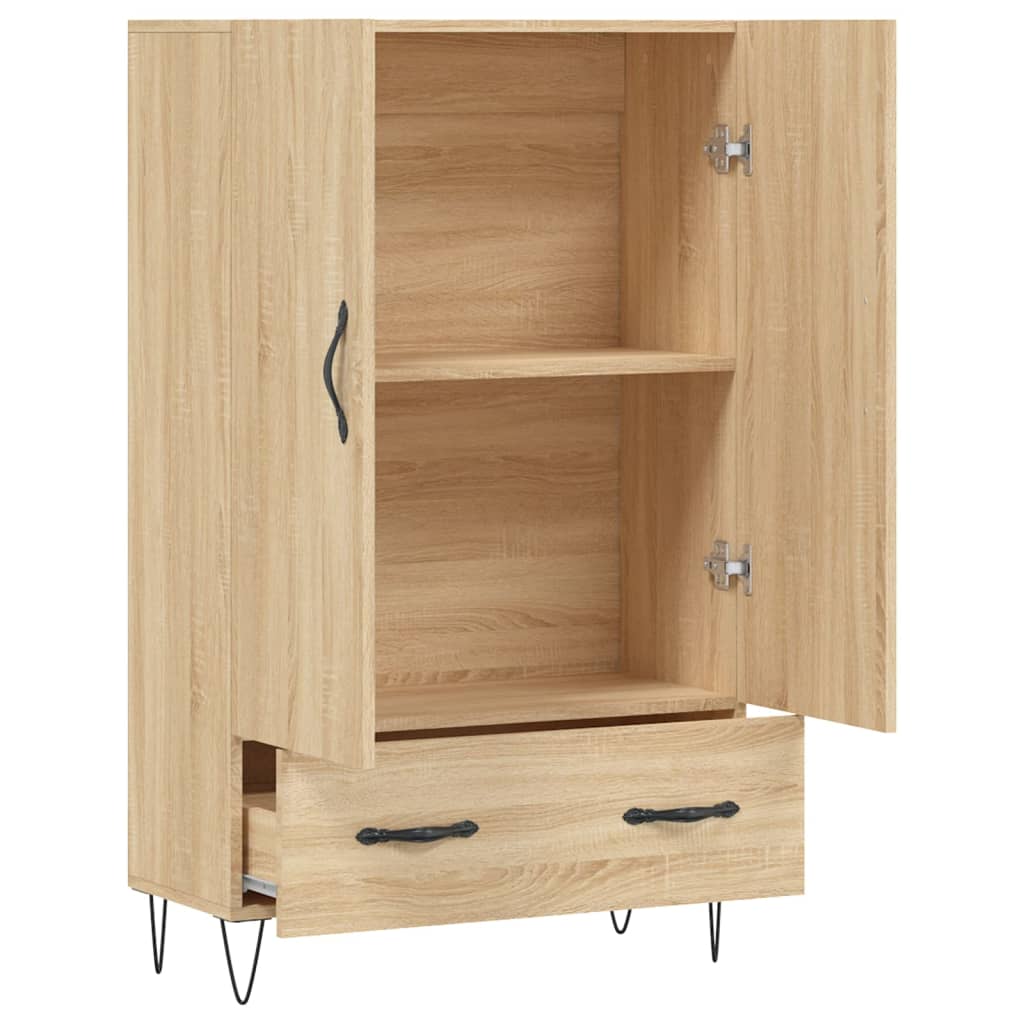 Sonoma oak buffet 69.5x31x115 cm Engineering wood