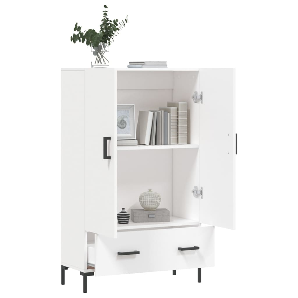 High white buffet 69.5x31x115 cm Engineering wood