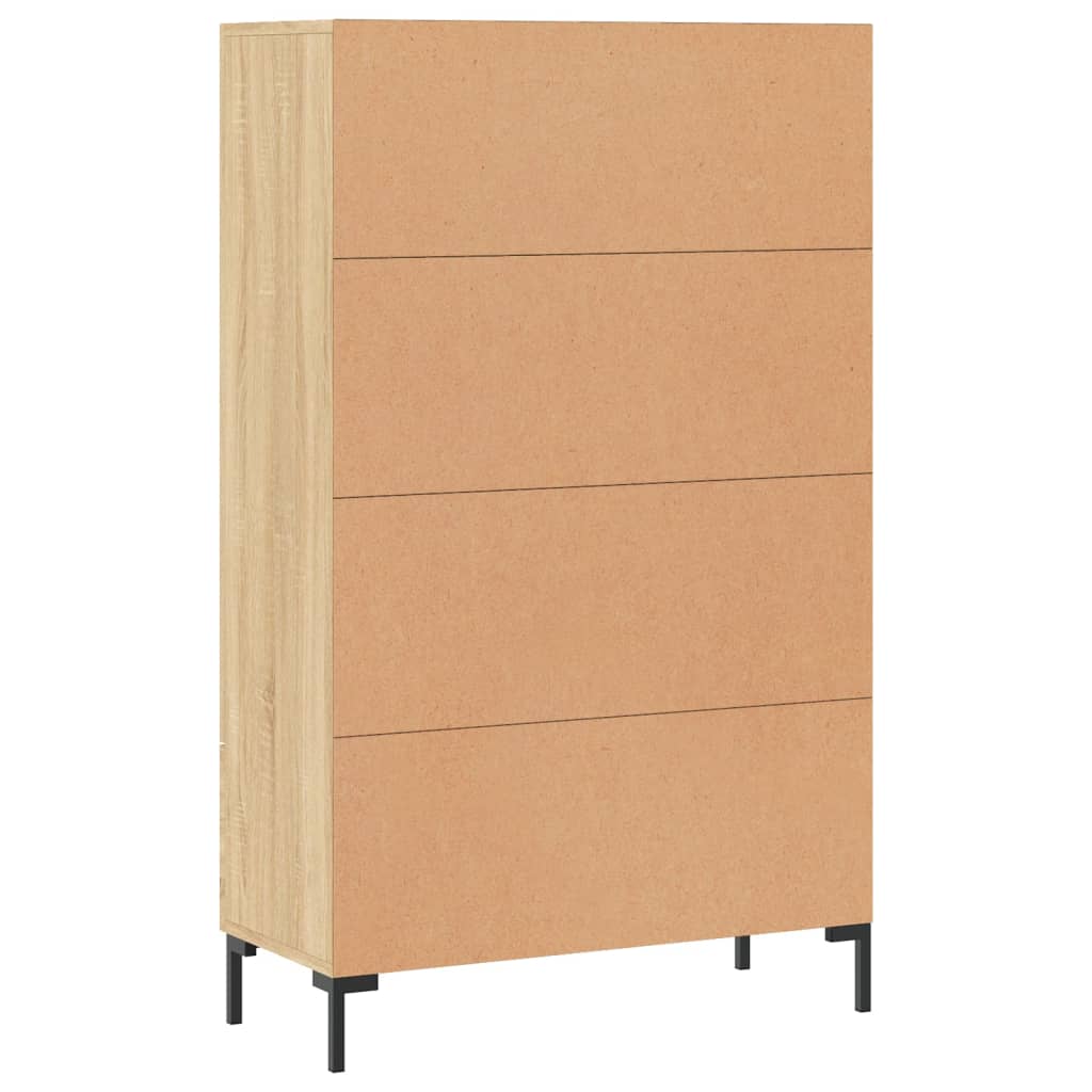 Credenza alta in rovere Sonoma 69,5x31x115 cm in multistrato