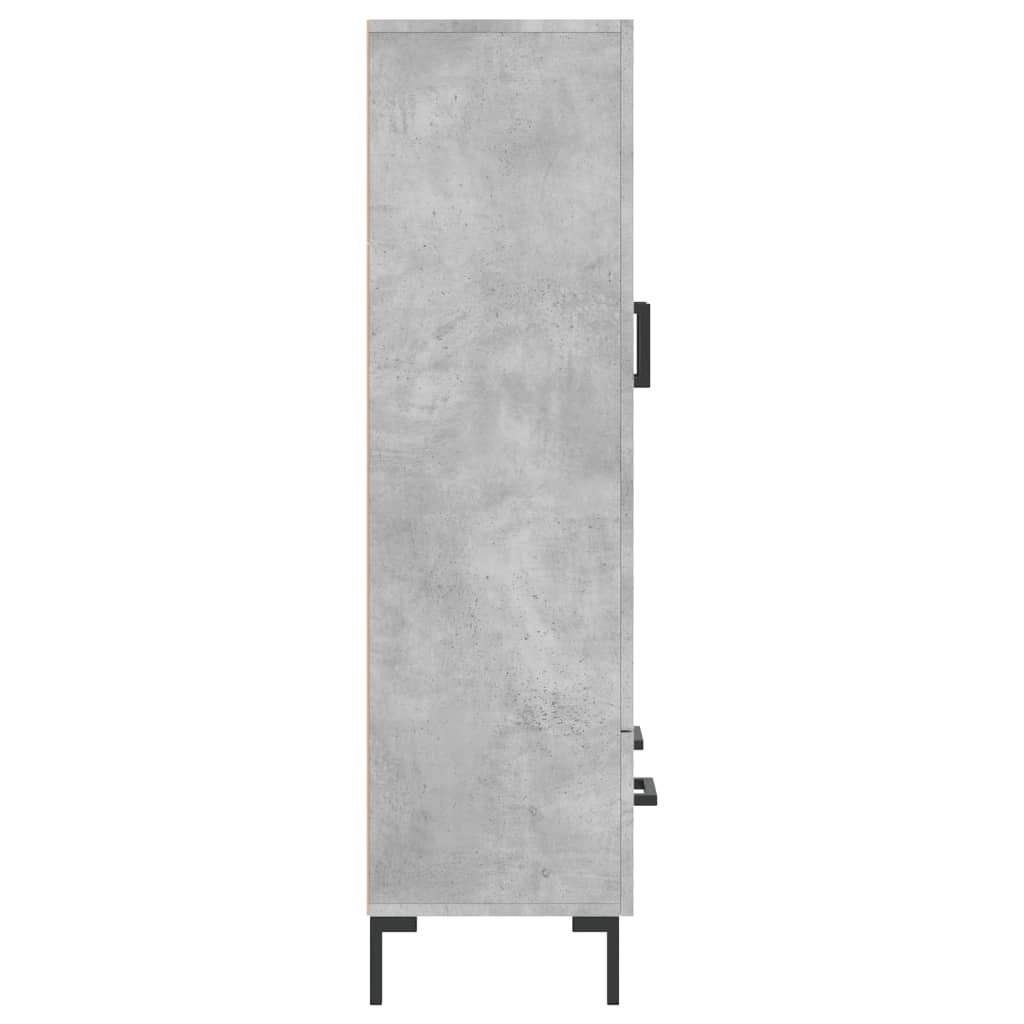 Concrete gray buffet 69.5x31x115 cm Engineering wood
