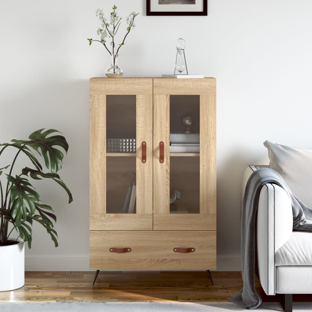 Sonoma oak buffet 69.5x31x115 cm Engineering wood