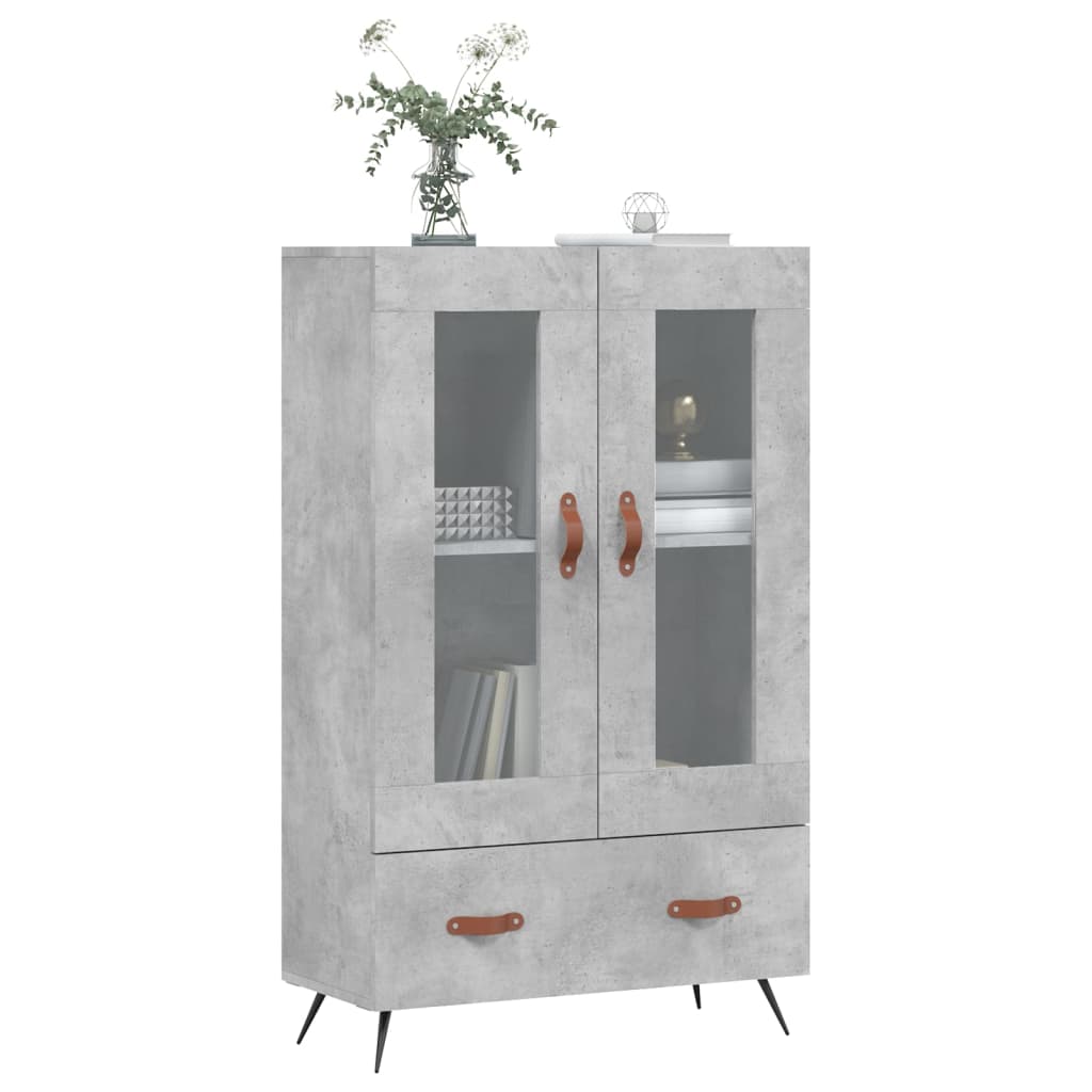 Concrete gray buffet 69.5x31x115 cm Engineering wood