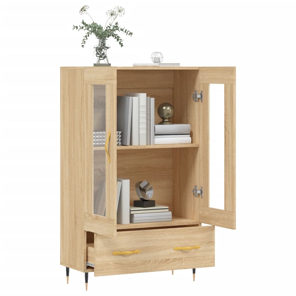 Sonoma Oak Buffet 69.5x31x115 cm Ingenieurholz Holz