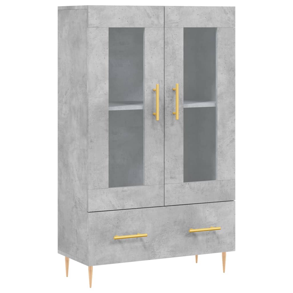 Concrete gray buffet 69.5x31x115 cm Engineering wood