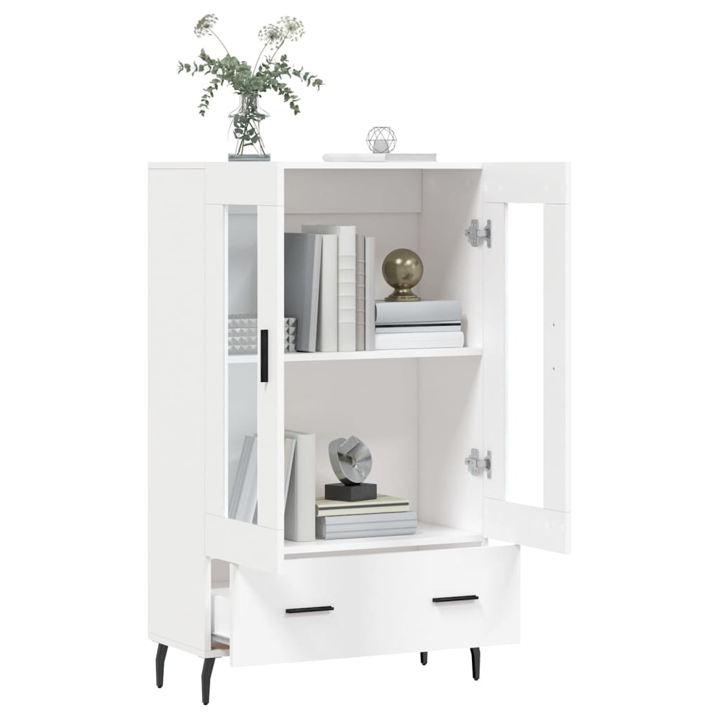 High white buffet 69.5x31x115 cm Engineering wood