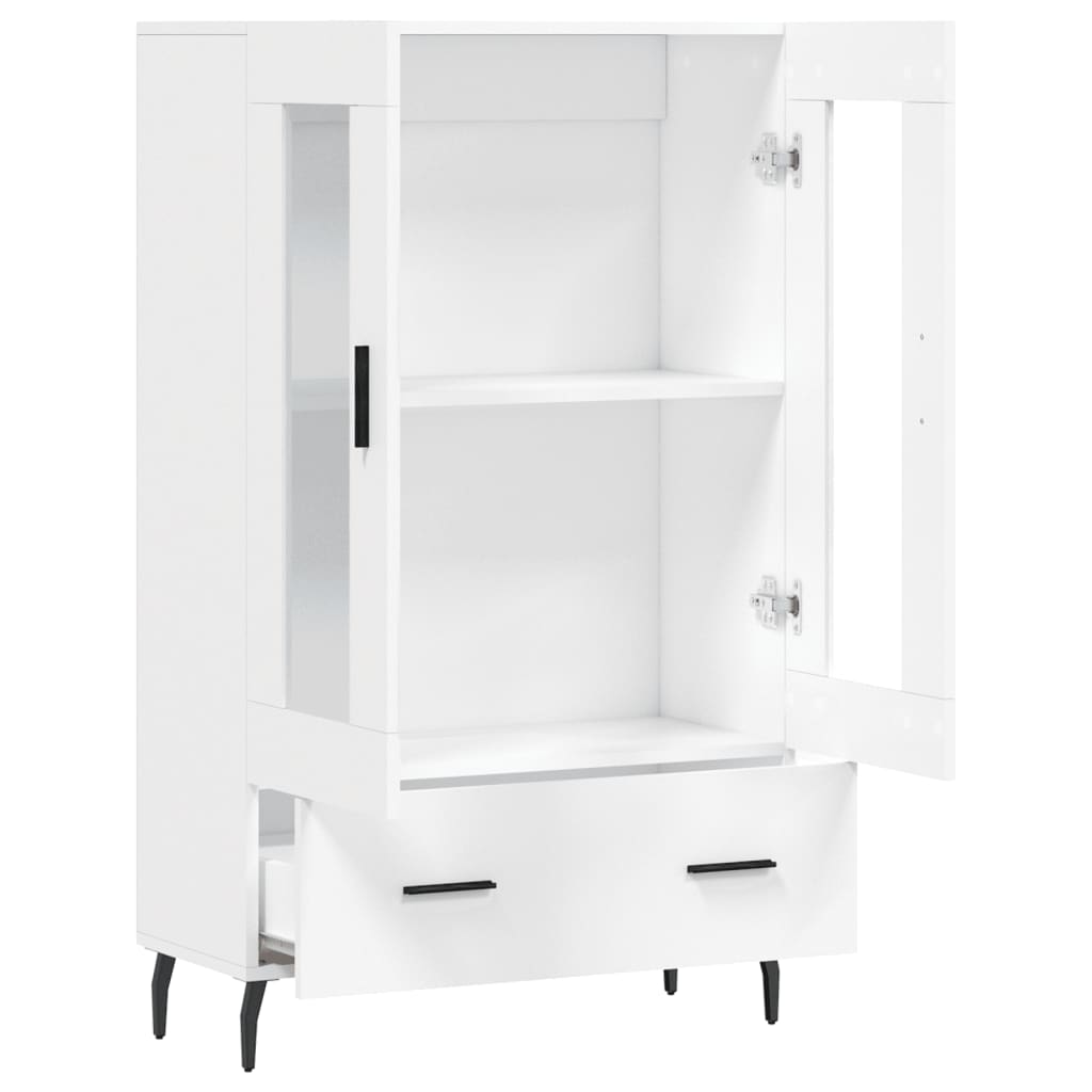 High white buffet 69.5x31x115 cm Engineering wood