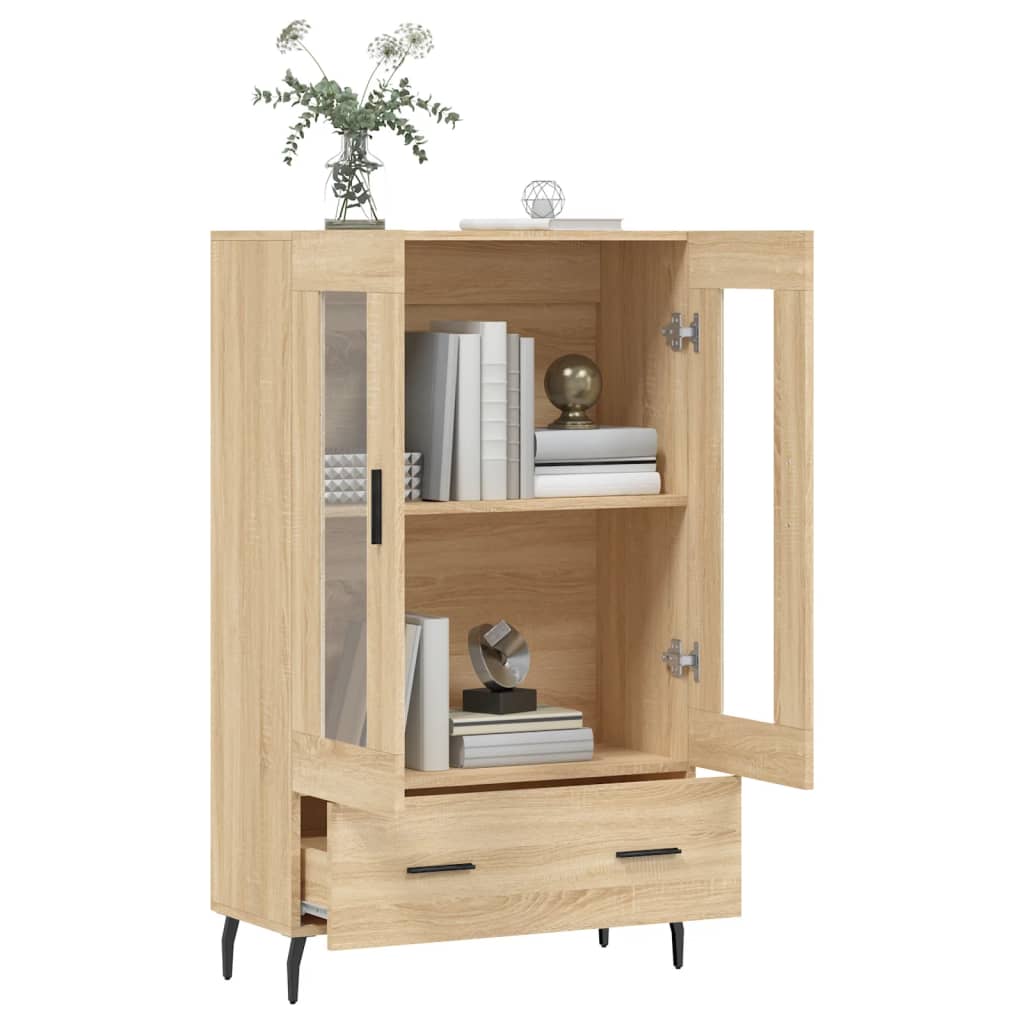 Sonoma oak buffet 69.5x31x115 cm Engineering wood