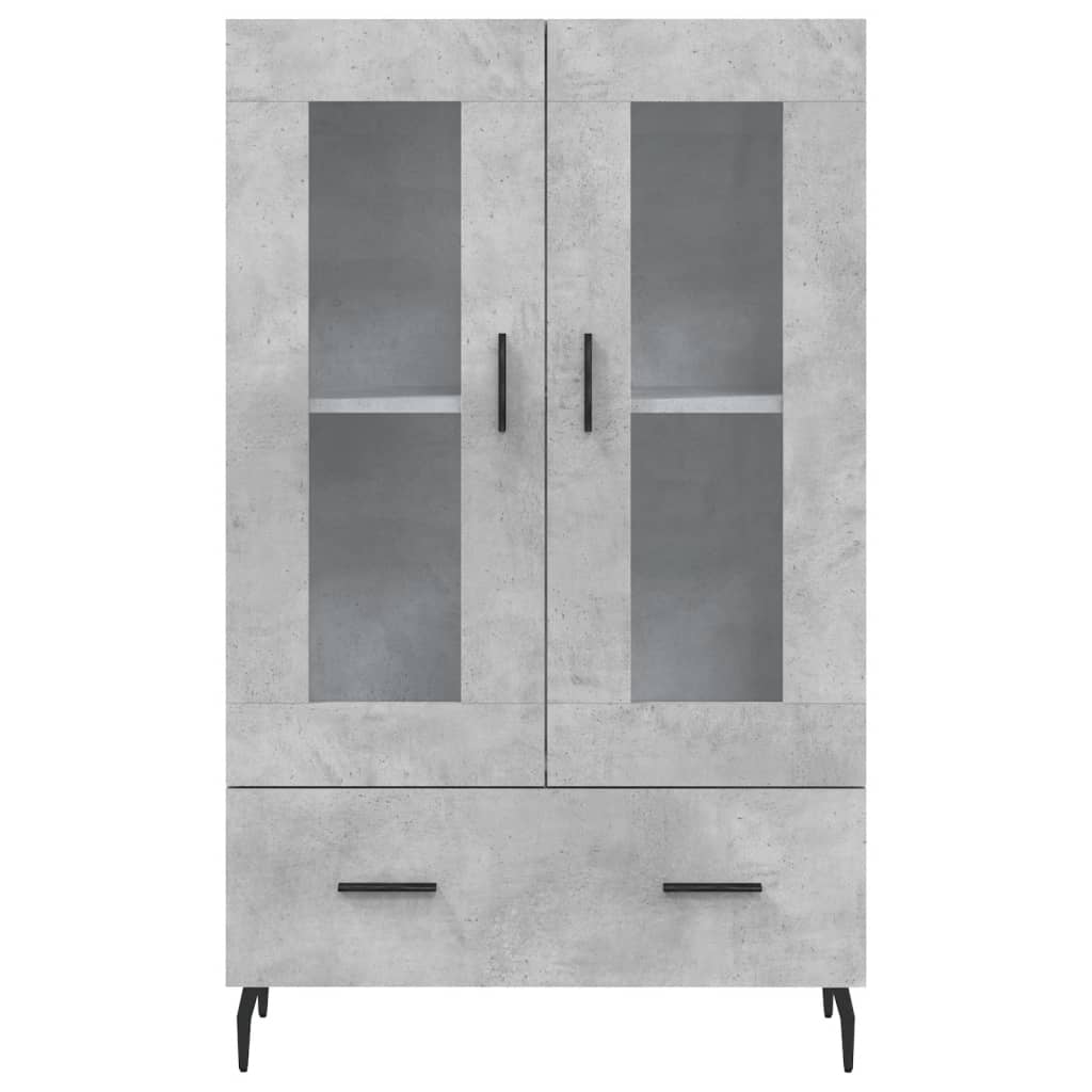 Concrete gray buffet 69.5x31x115 cm Engineering wood