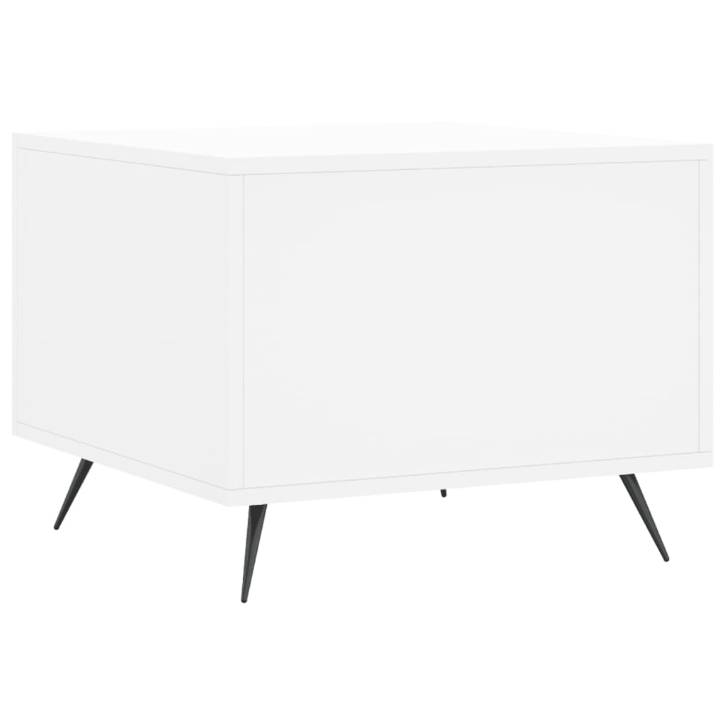 Tavolino bianco 50x50x40 cm in MDF