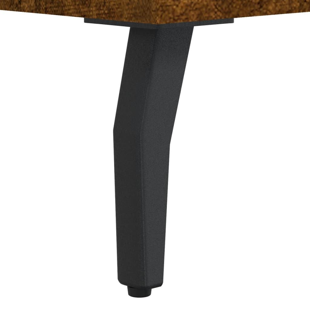 Niedrige Tische 2 Stcs geräucherte Eiche 50x50x40 cm Engineering Holz