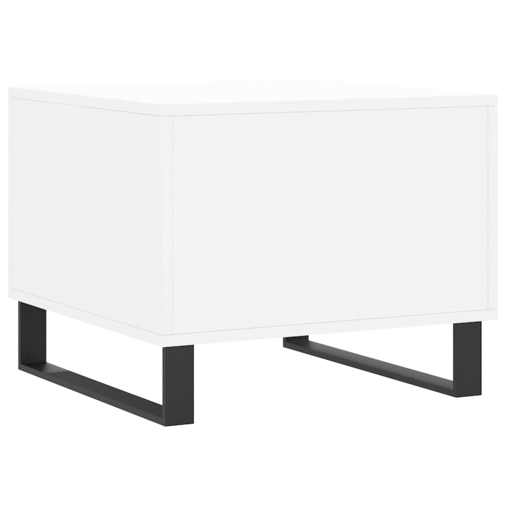 Tavolino bianco 50x50x40 cm in MDF