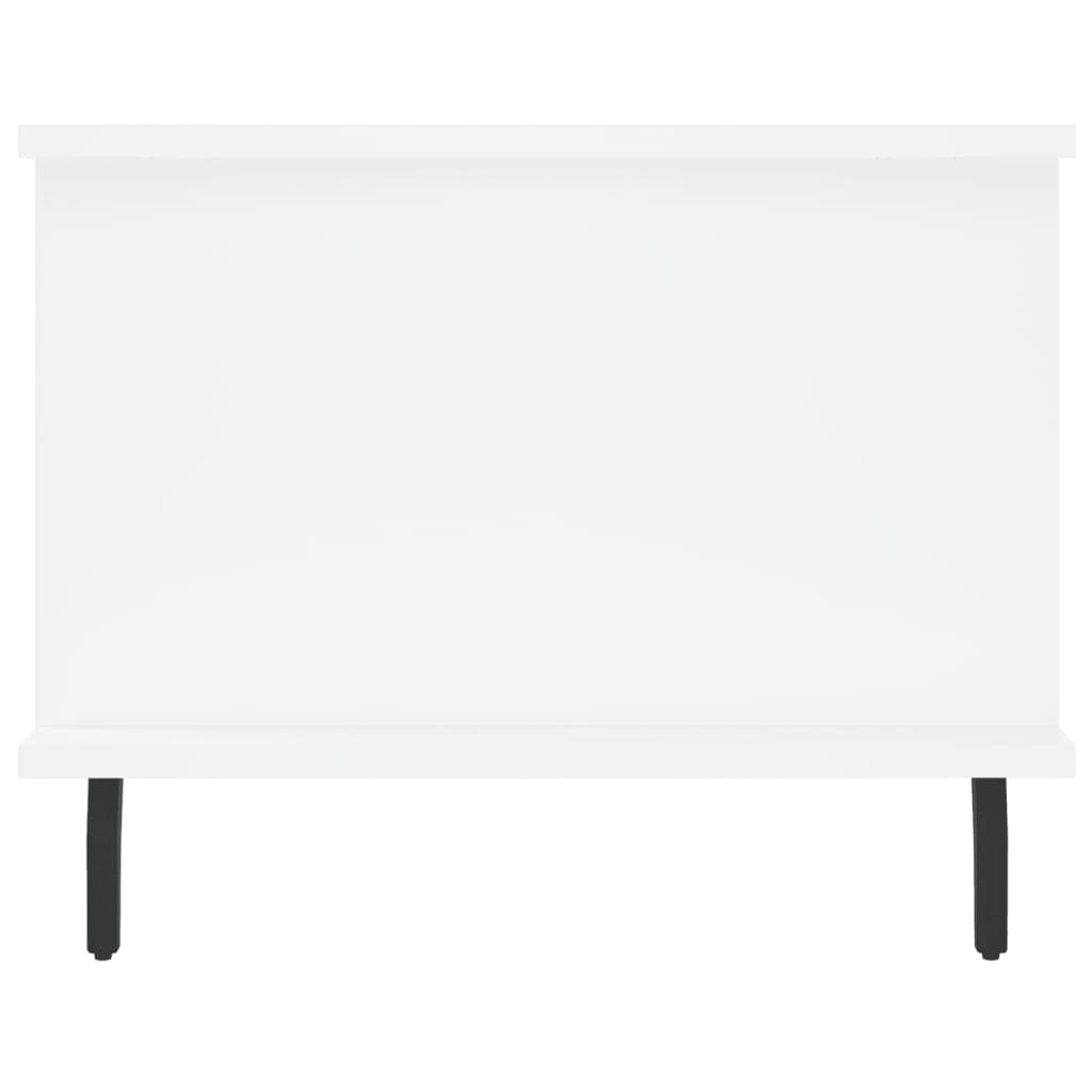 Tavolino bianco 90x50x40 cm in MDF
