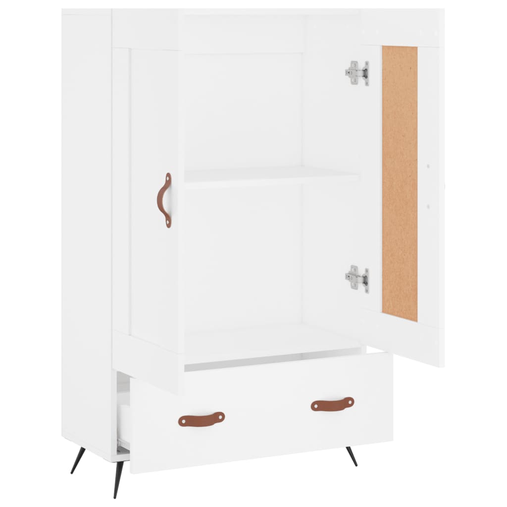 High white buffet 69.5x31x115 cm Engineering wood