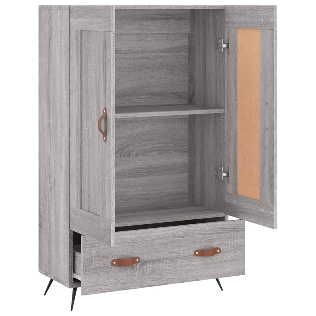 Sonoma Gray Sonoma Buffet 69.5x31x115 cm Engineering wood