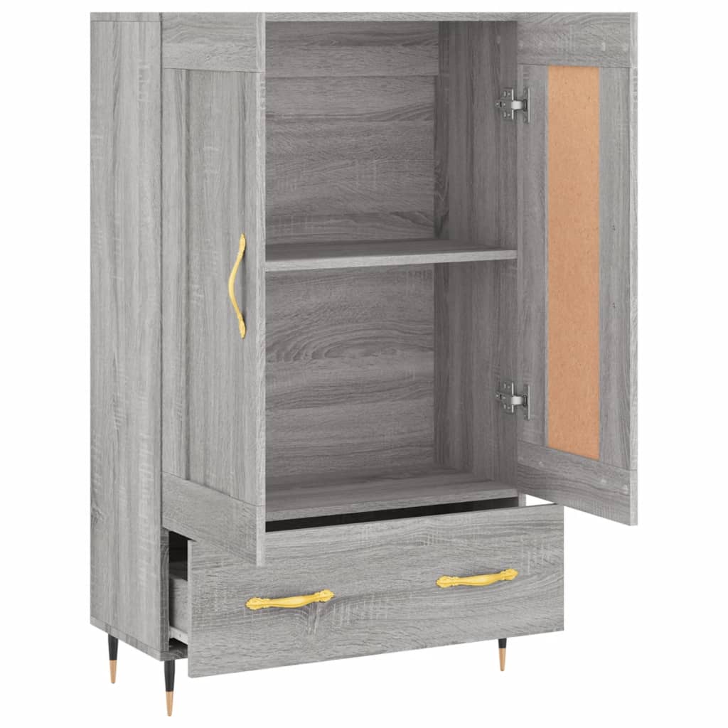 Sonoma Gray Sonoma Buffet 69.5x31x115 cm Engineering wood