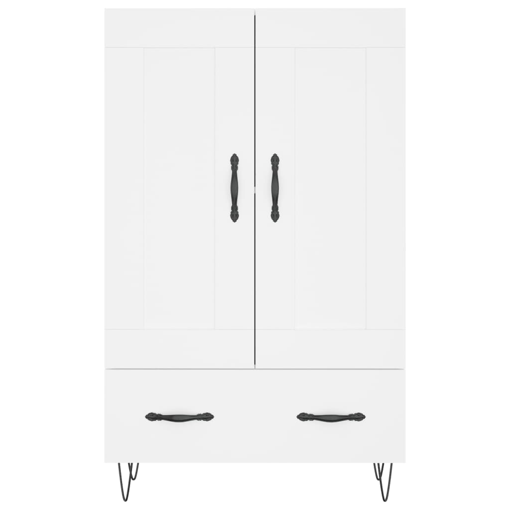 High white buffet 69.5x31x115 cm Engineering wood