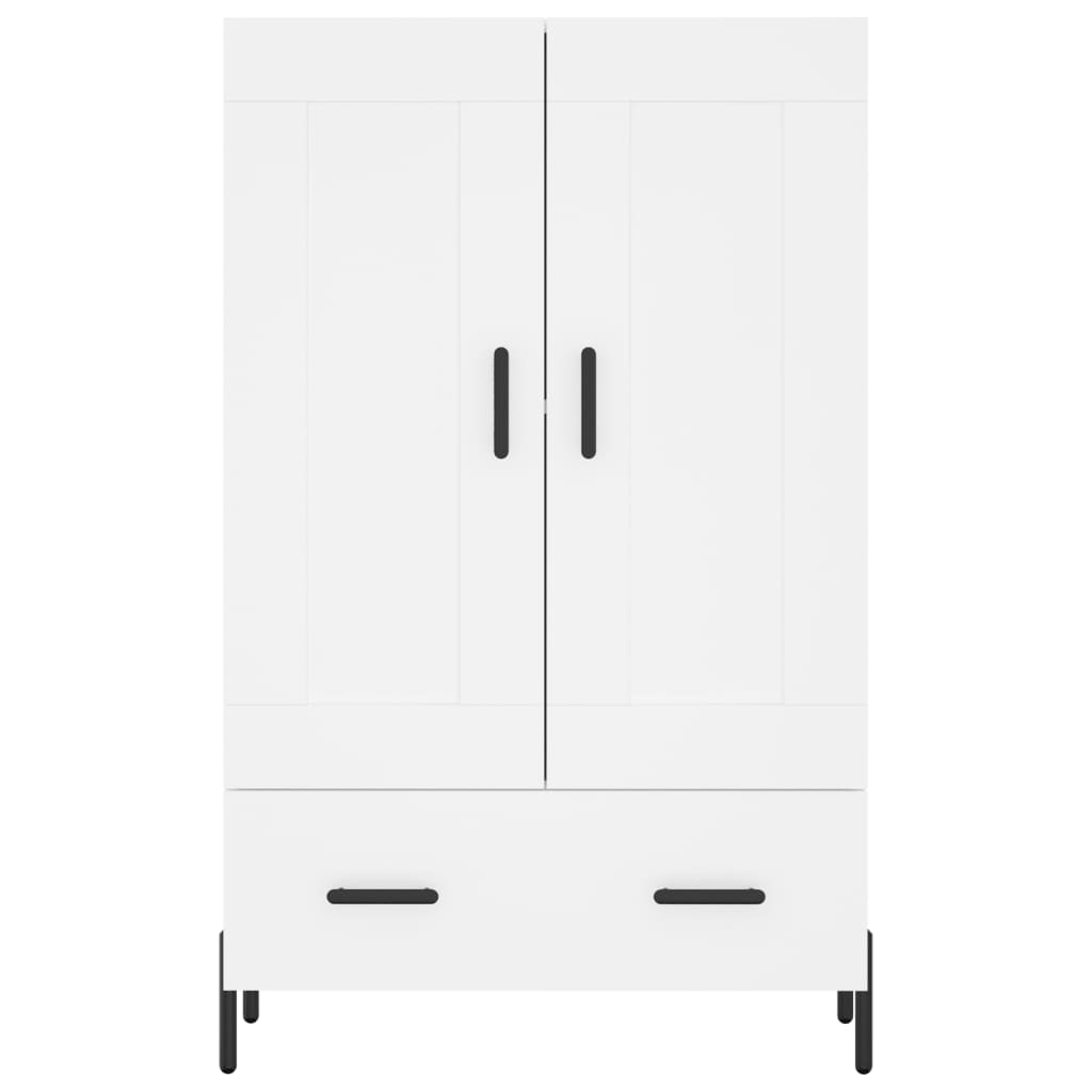 Alevato buffet bianco 69.5x31x115 cm legno di ingegneria