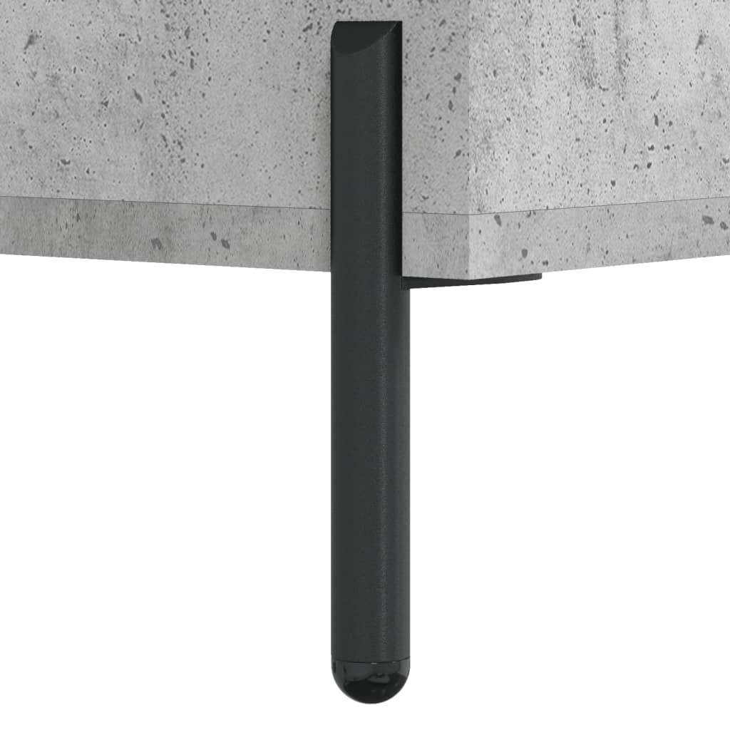 Buffet grigio in cemento 69.5x31x115 cm legno di ingegneria