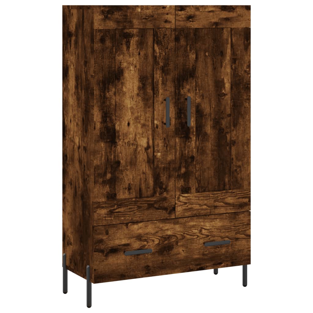 Räucherte Eiche oberes Buffet 69.5x31x115 cm Ingenieurholz Holz