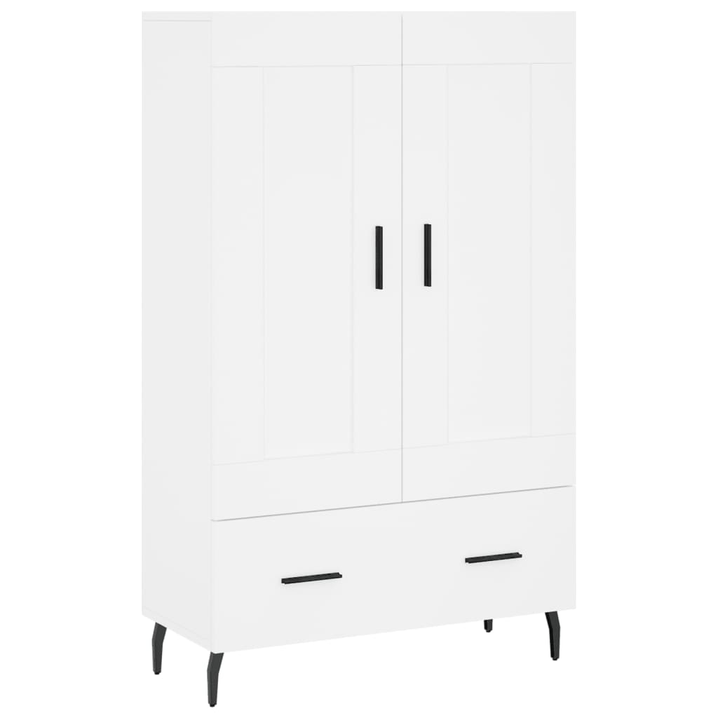 Alevato buffet bianco 69.5x31x115 cm legno di ingegneria