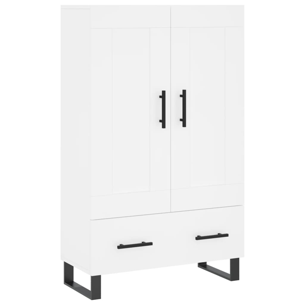 Alevato buffet bianco 69.5x31x115 cm legno di ingegneria