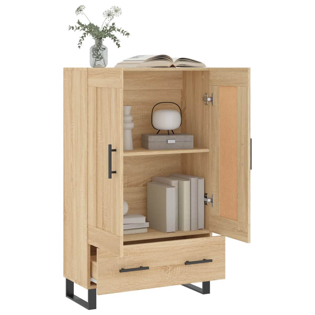 Sonoma oak buffet 69.5x31x115 cm Engineering wood