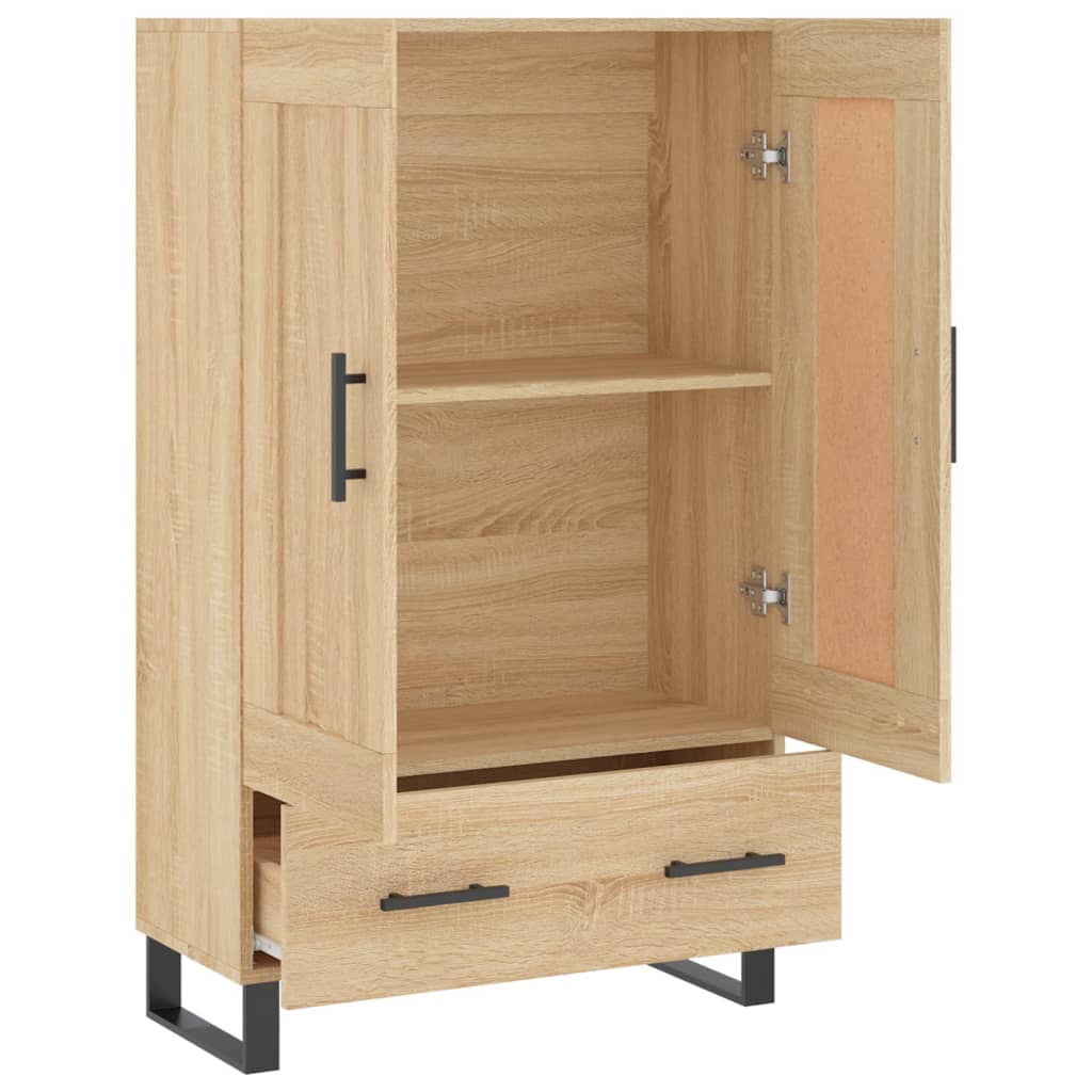 Sonoma oak buffet 69.5x31x115 cm Engineering wood