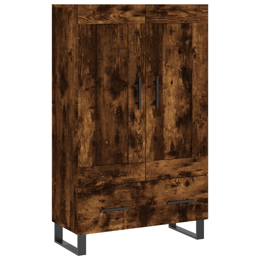 Räucherte Eiche oberes Buffet 69.5x31x115 cm Ingenieurholz Holz