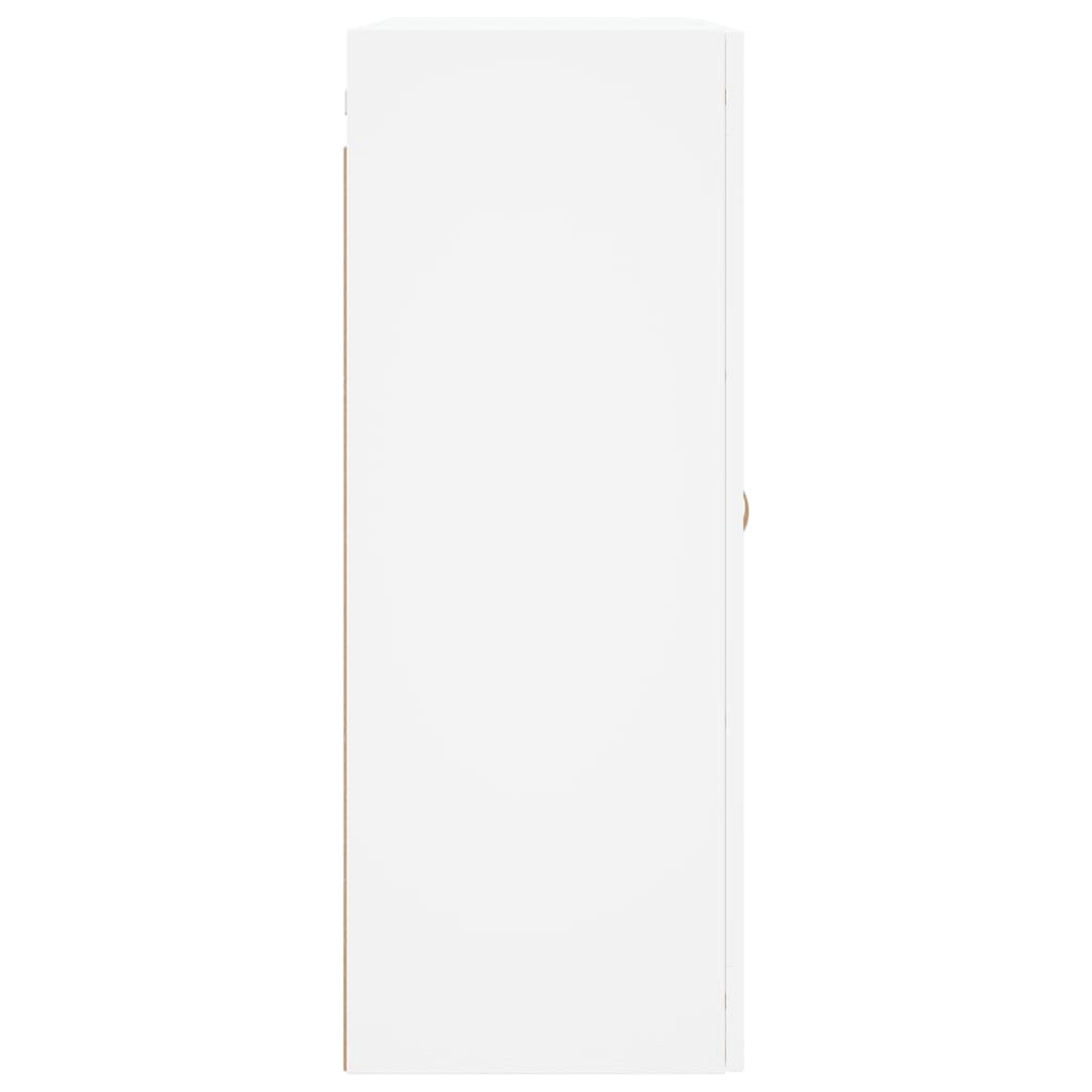 Armoire murale blanc 69,5x34x90 cm