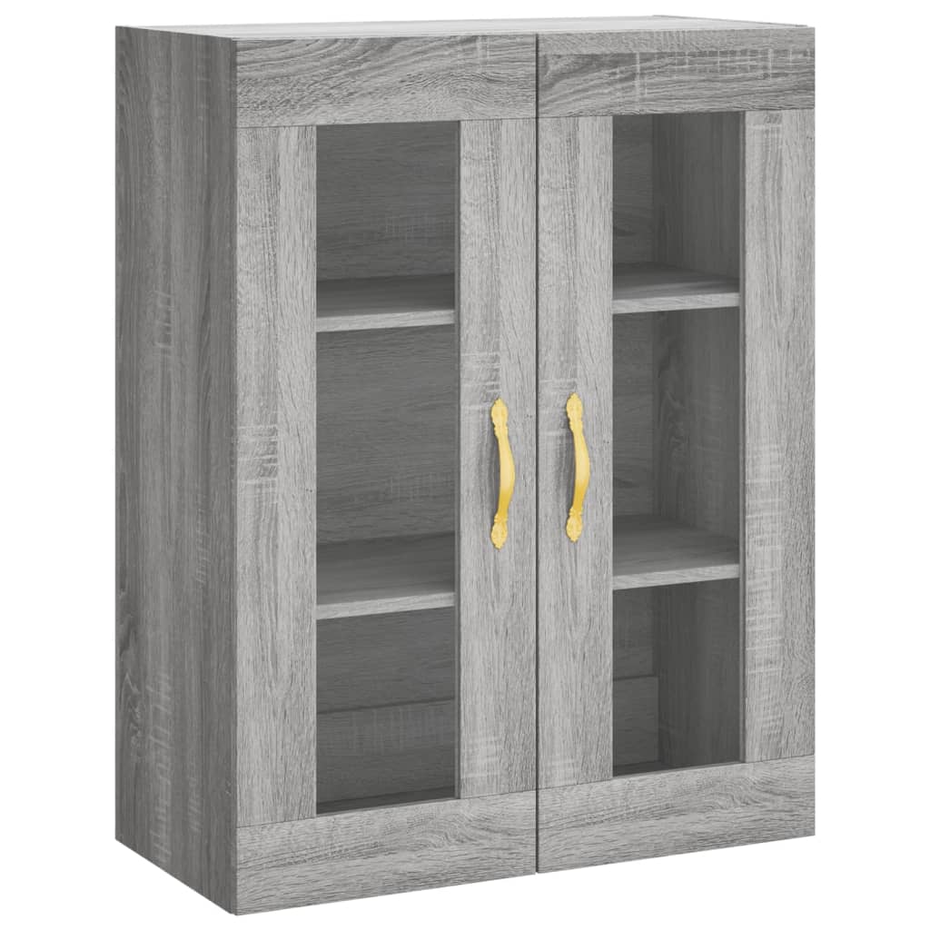 Sonoma gray wall cabinet 69.5x34x90 cm