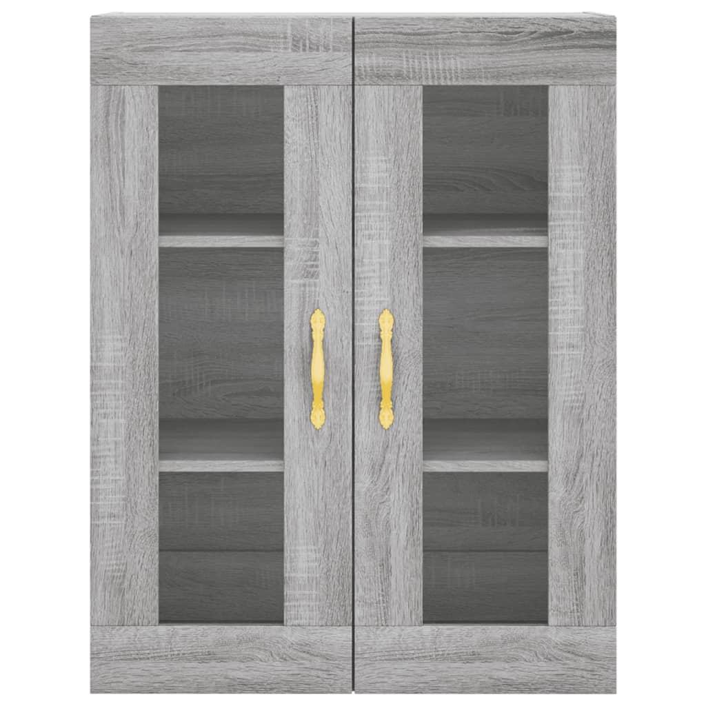 Sonoma Grey Wall Cabinet 69.5x34x90 cm