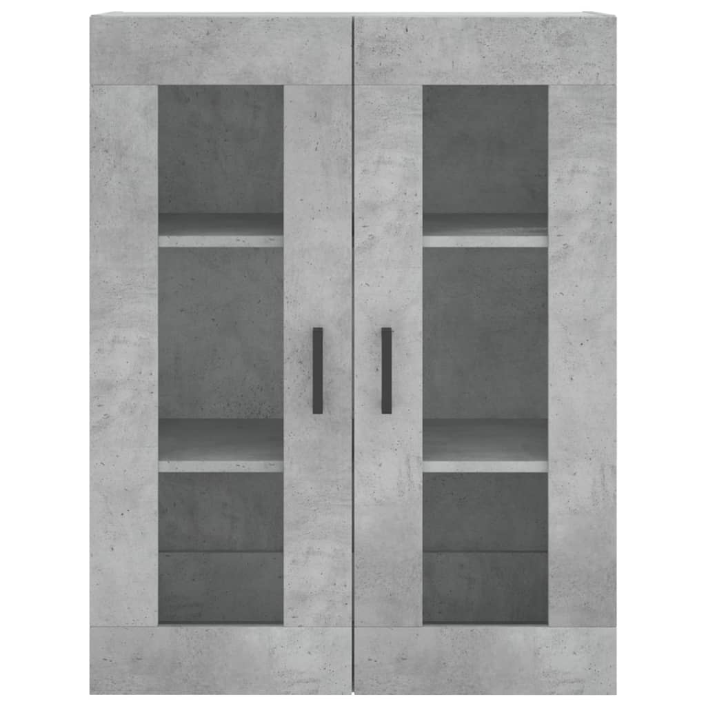 Concrete gray wall cabinet 69.5x34x90 cm
