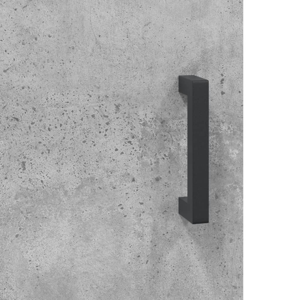 Armadietto a parete grigio in cemento 69.5x34x90 cm