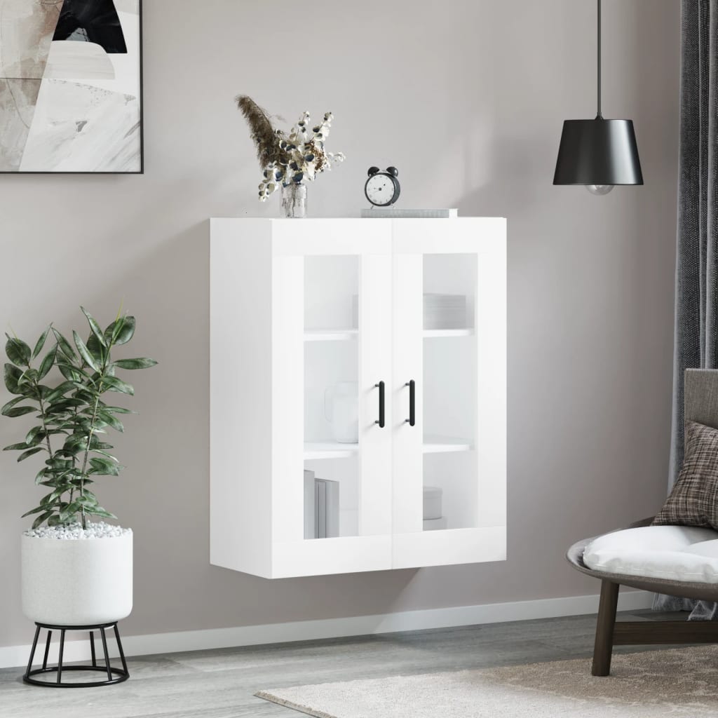 White wall cabinet 69.5x34x90 cm