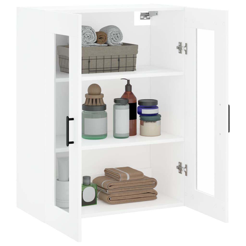 White wall cabinet 69.5x34x90 cm