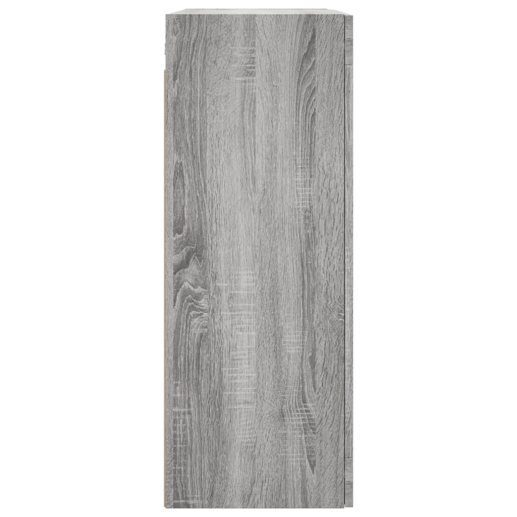 Sonoma Grey Wall Cabinet 69.5x34x90 cm