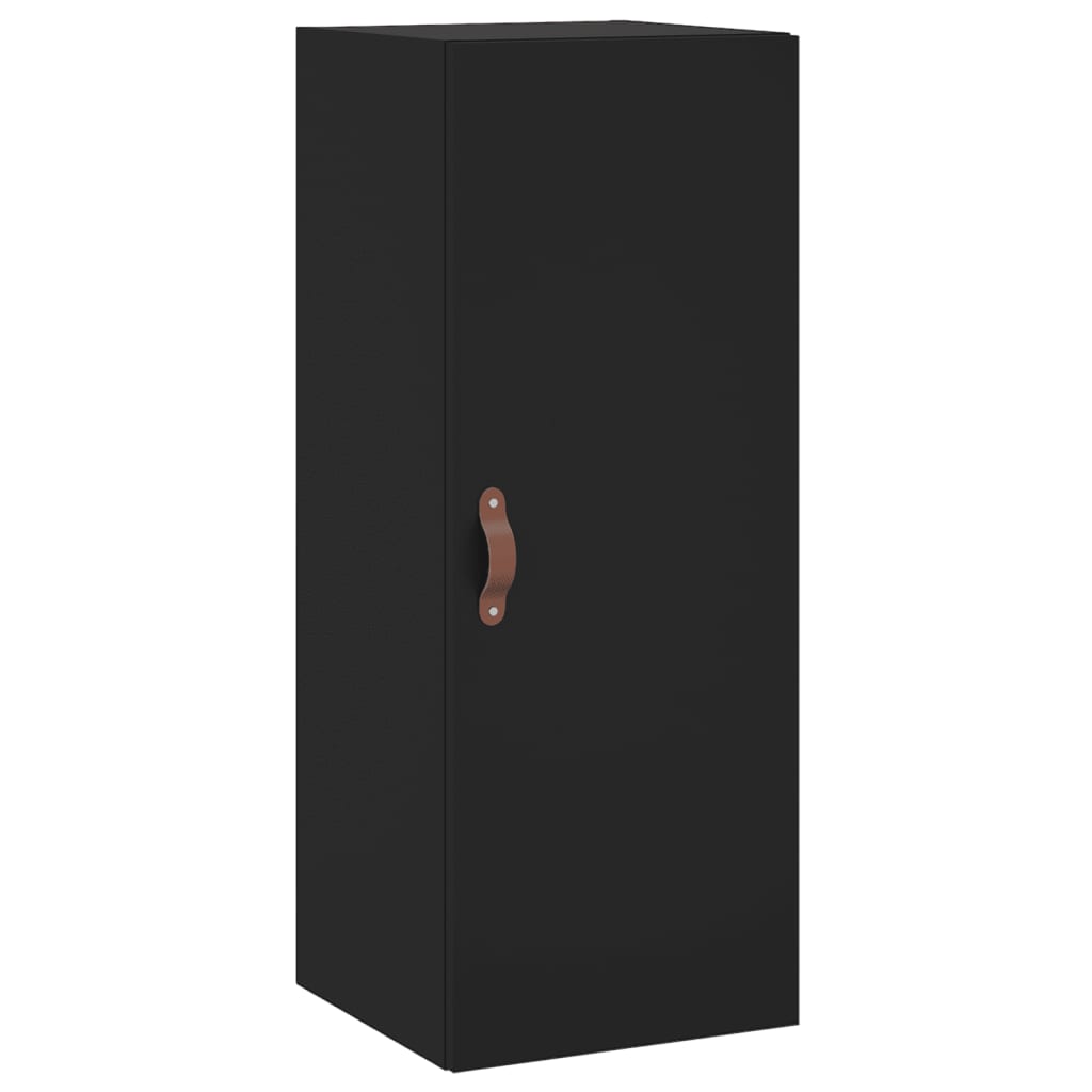 Schwarz -Wandschrank 34,5x34x90 cm