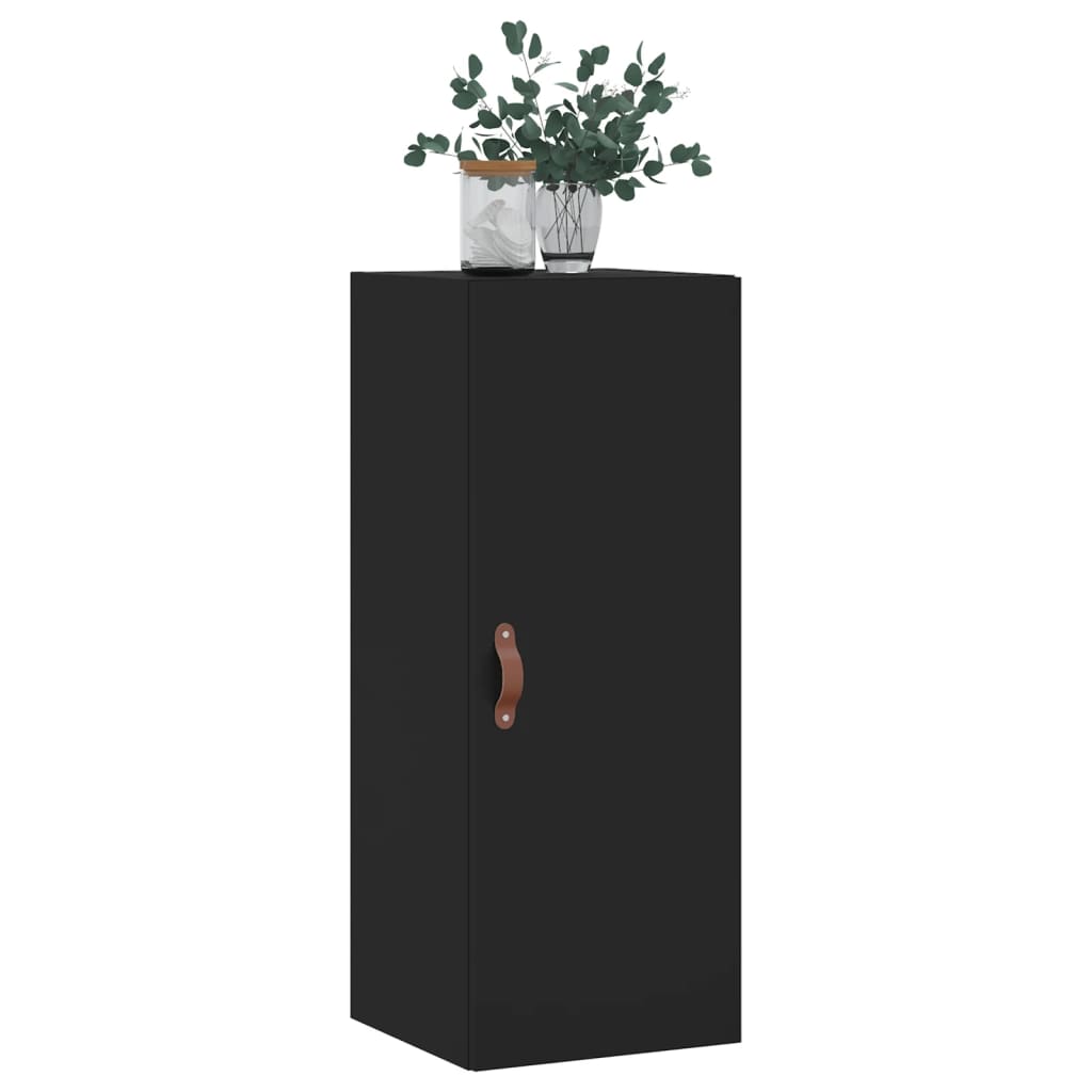 Black wall cabinet 34.5x34x90 cm