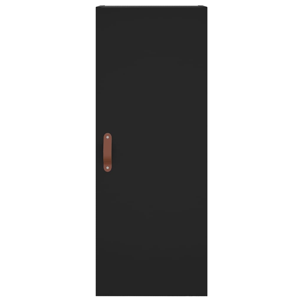 Schwarz -Wandschrank 34,5x34x90 cm