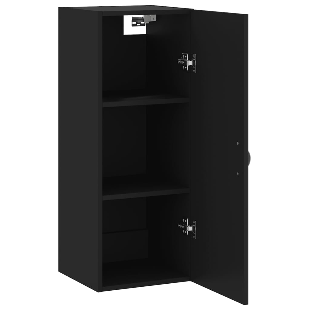 Armoire murale noir 34,5x34x90 cm