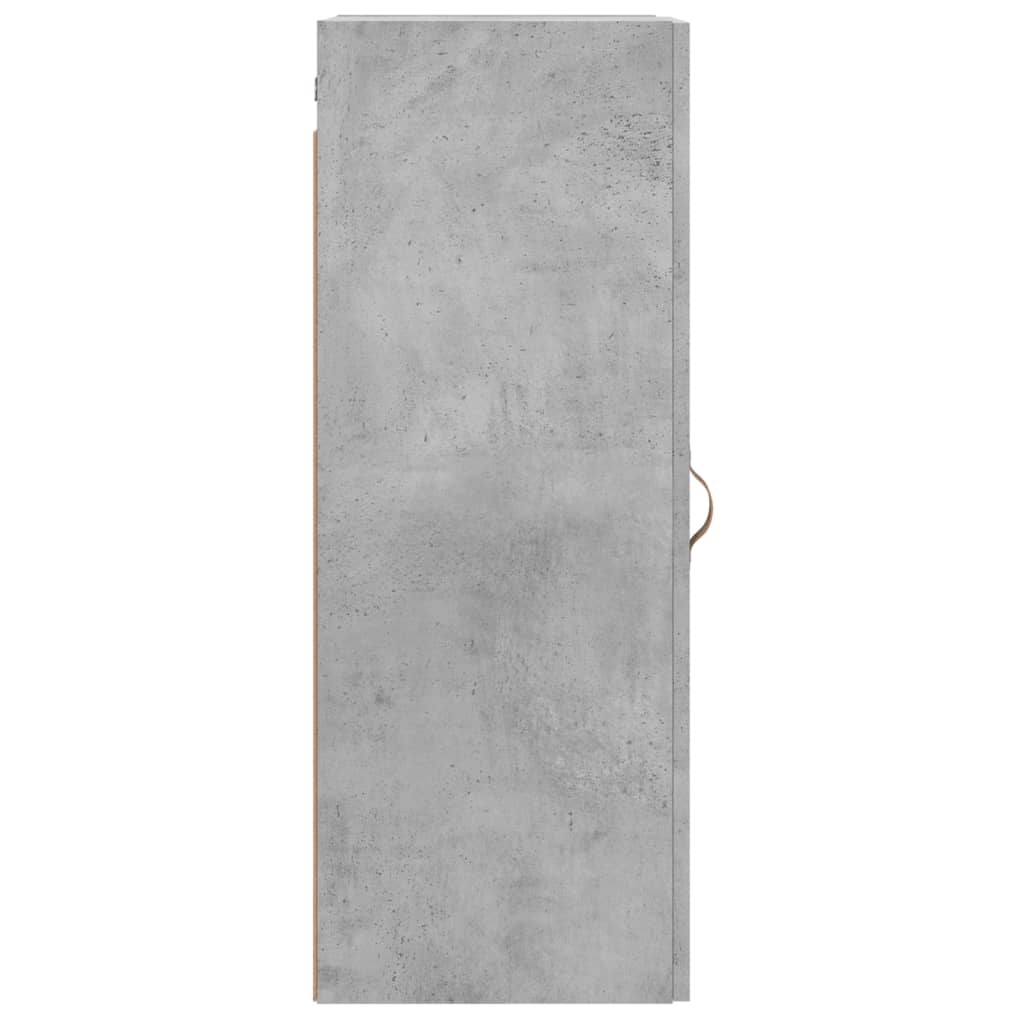 Armadietto a parete grigio in cemento 34.5x34x90 cm