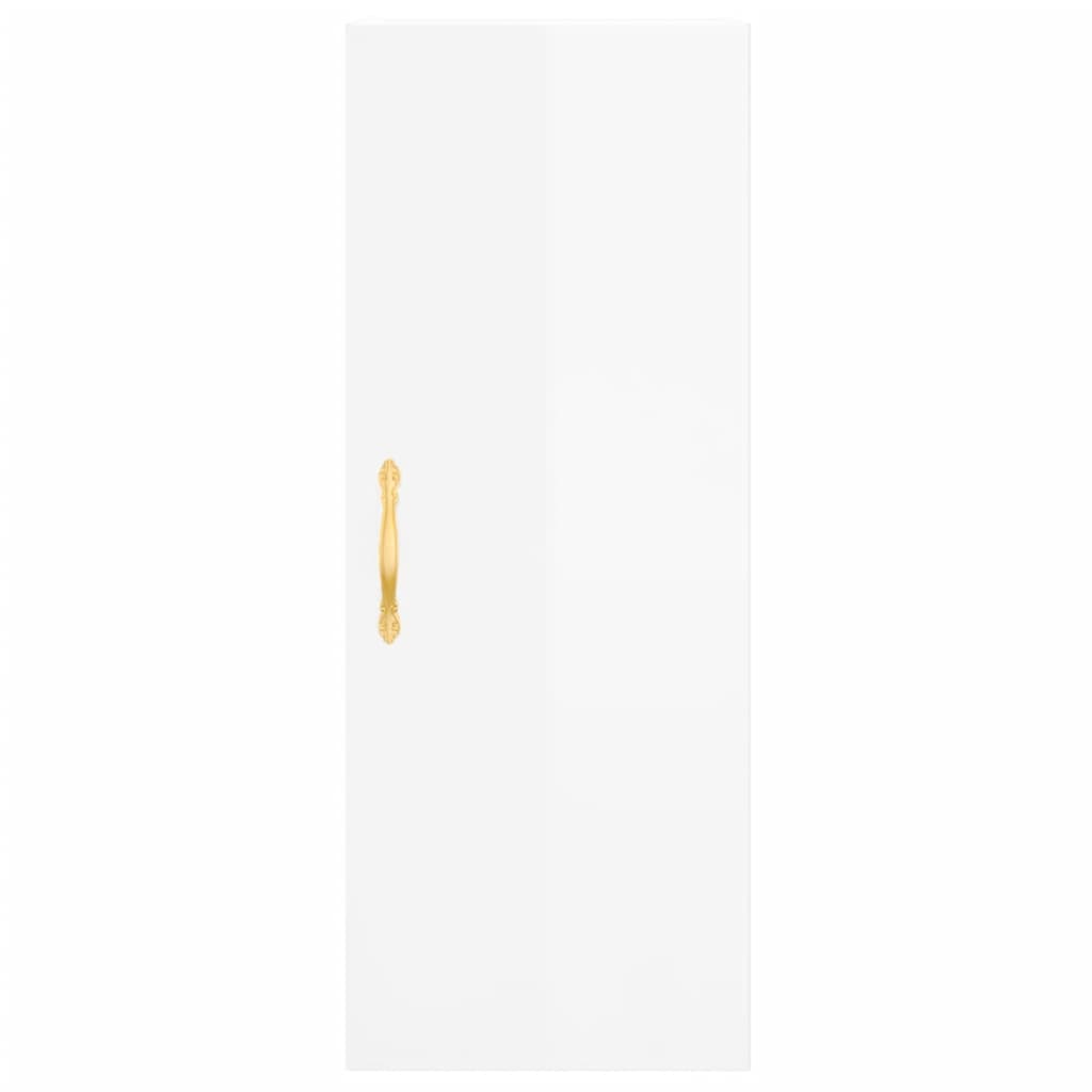 Pensile bianco lucido 34,5x34x90 cm
