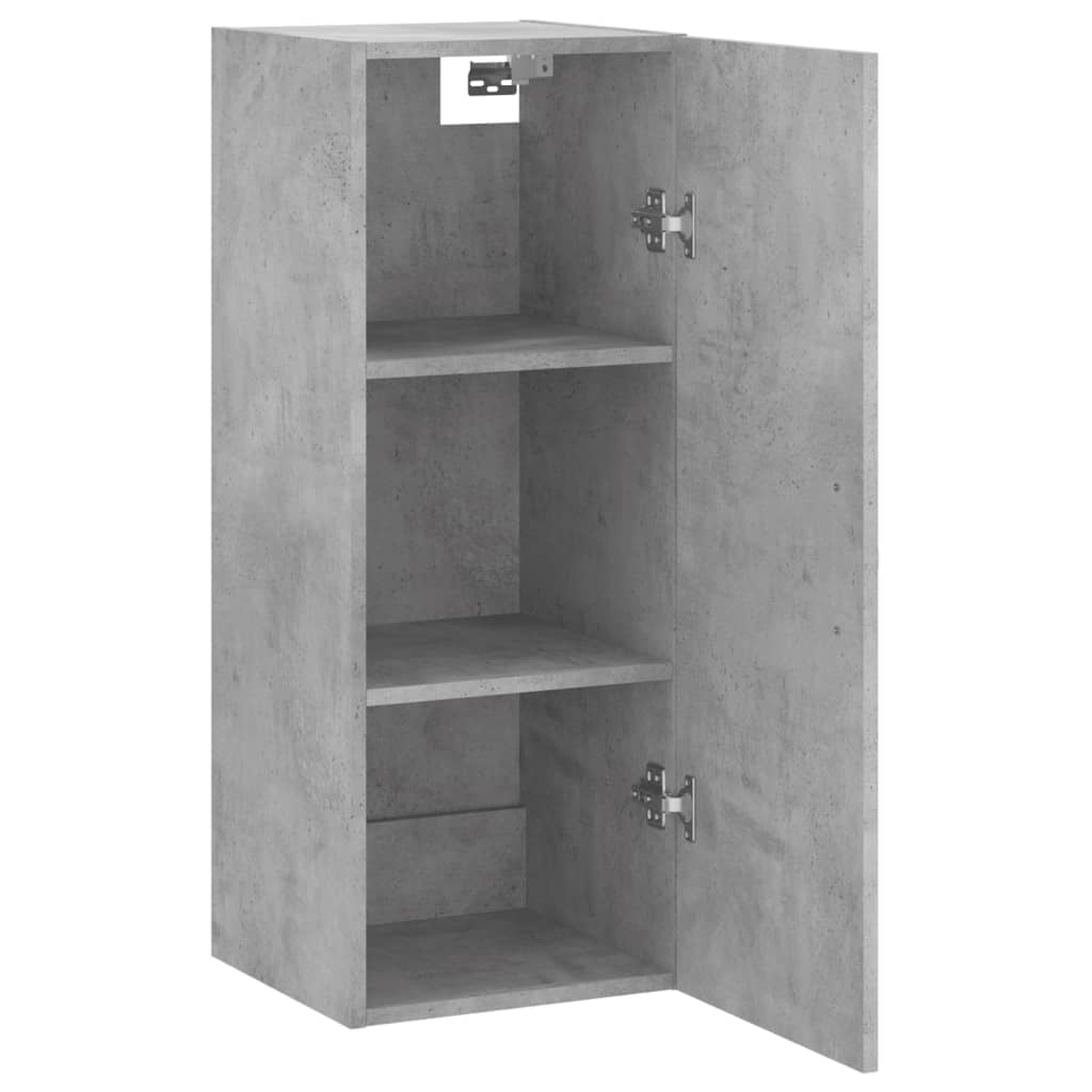 Concrete gray wall cabinet 34.5x34x90 cm