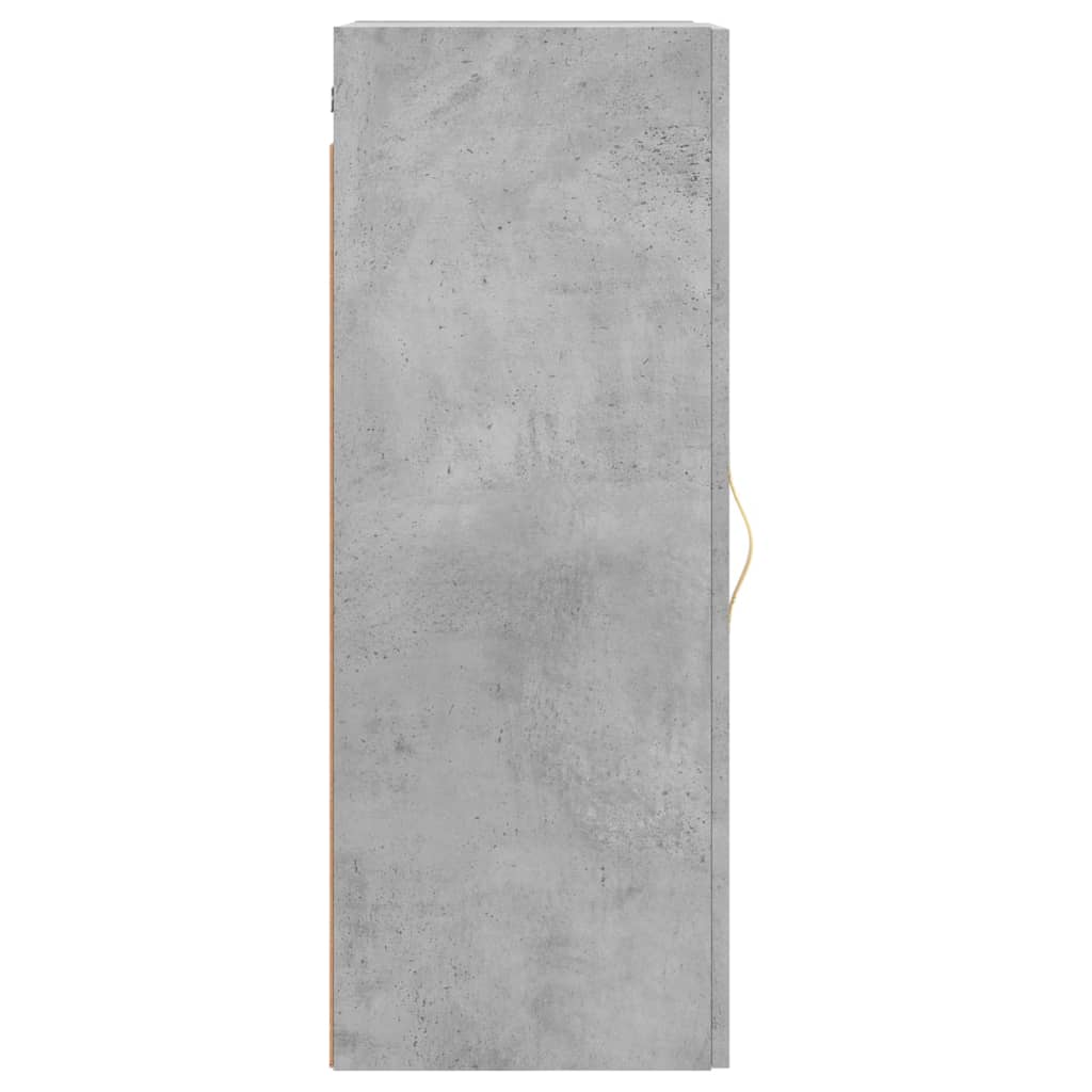 Armoire murale gris béton 34,5x34x90 cm