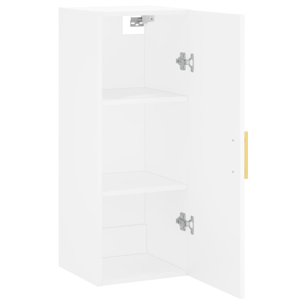 Armoire murale blanc 34,5x34x90 cm