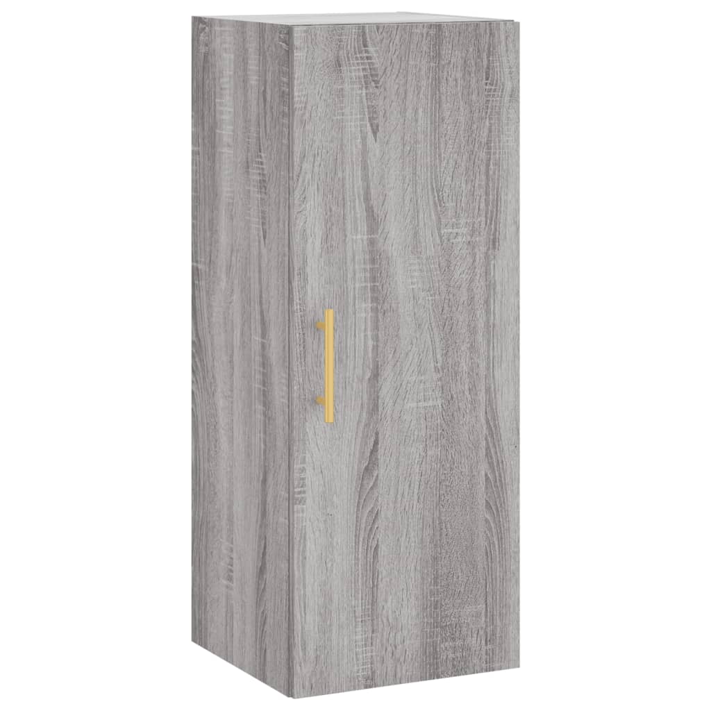 Sonoma Grey Wall Cabinet 34,5x34x90 cm