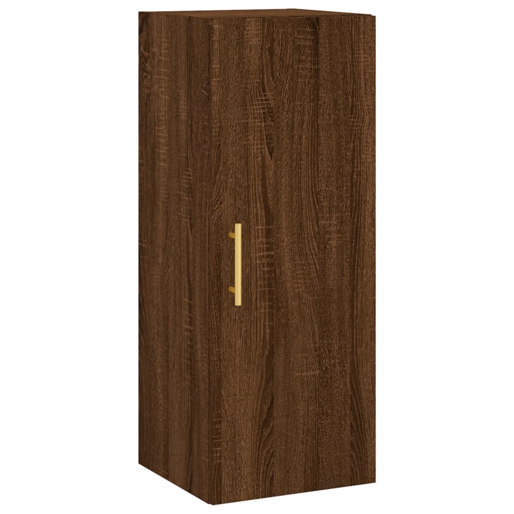 Braune Eichenwandschrank 34,5 x 34 x 90 cm