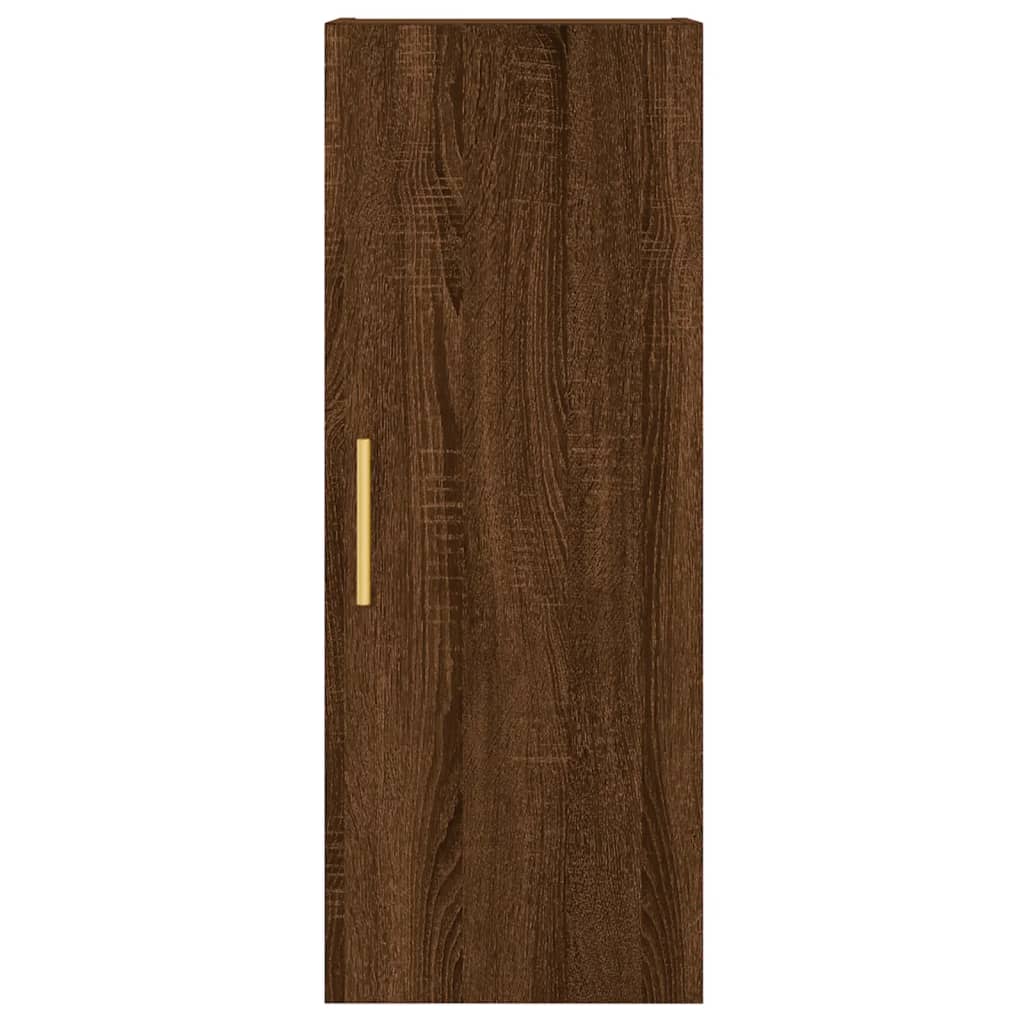 Armoire murale chêne marron 34,5x34x90 cm