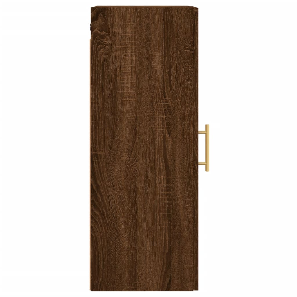 Braune Eichenwandschrank 34,5 x 34 x 90 cm